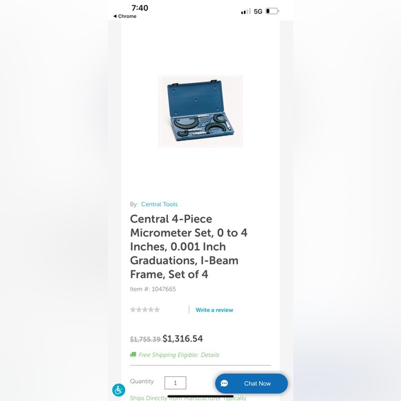 Micrometer set - Picture 2 of 2